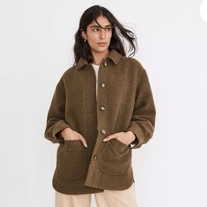 Madewell Brushed Belrose Shirt-Jacket XS NWT